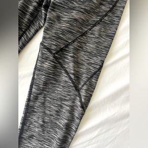 Kyodan Long Ankle Leggings Running Black & White